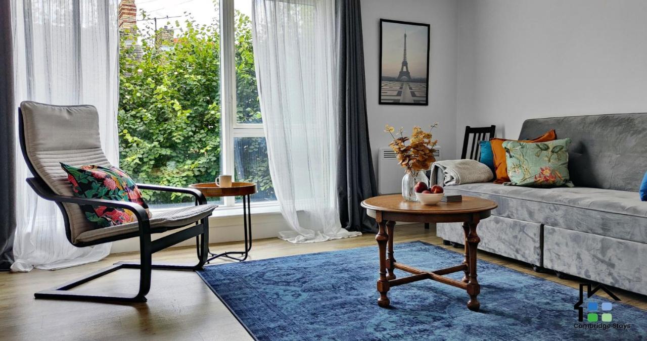 Cambridge Stays Riverside 2Br Flat-Walk To Centre-Parking-Balcony Exterior foto