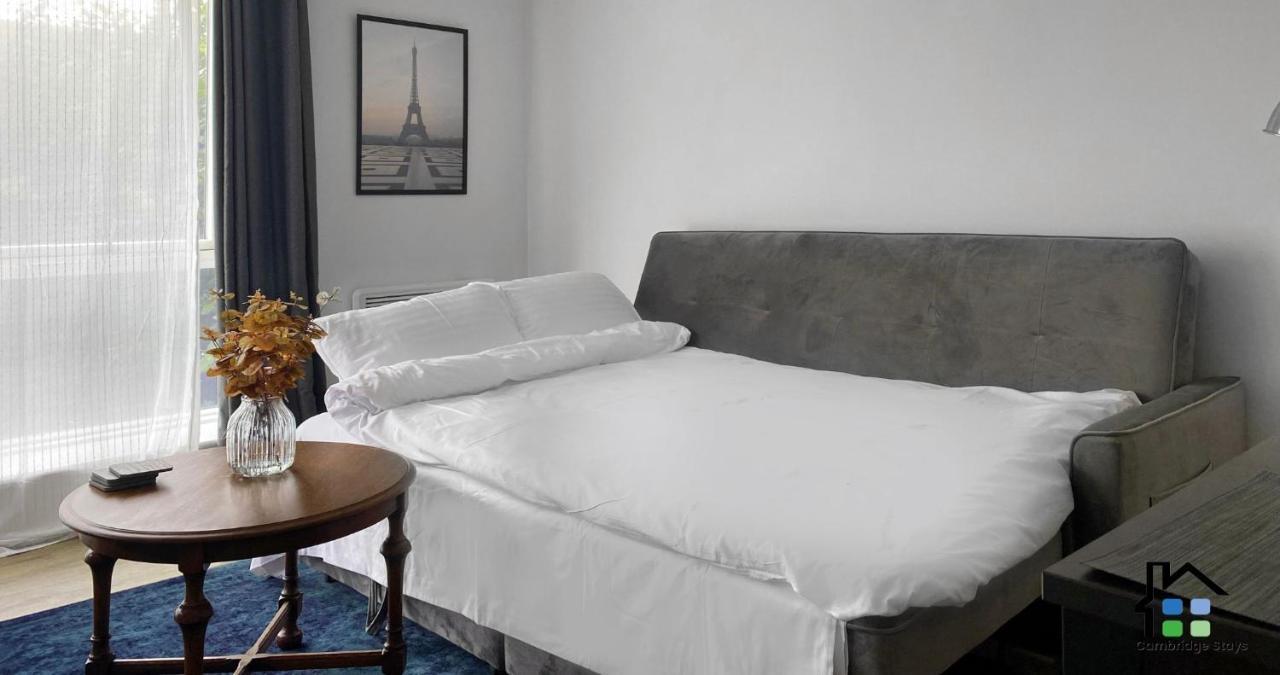 Cambridge Stays Riverside 2Br Flat-Walk To Centre-Parking-Balcony Exterior foto